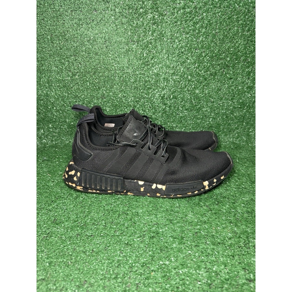 Adidas NMD R1 Mens Size 13 Confetti Black White Running Shoes Comfort Sneakers